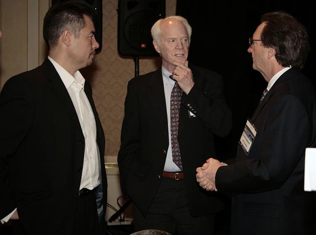 Alex Tai, Rusty Schweickart, and Scott Hubbard talk space at the International Space Development Conference 