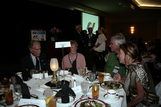 Guests enjoy dinner at the International Space Development Conference  