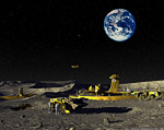 2008 Space Settlement Art Contest Moonbase Preparations