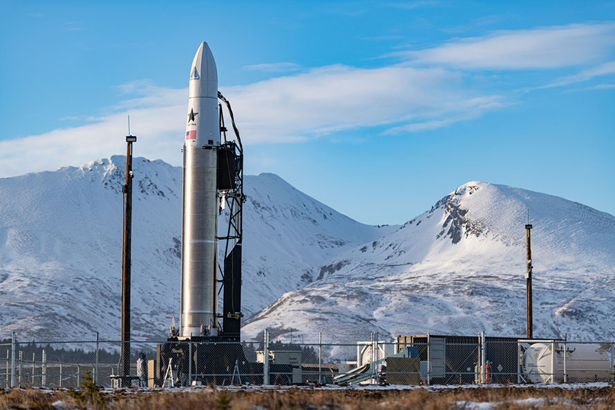 Astra rocket in Kodiak, Alaska