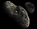 Asteroid Colony space art