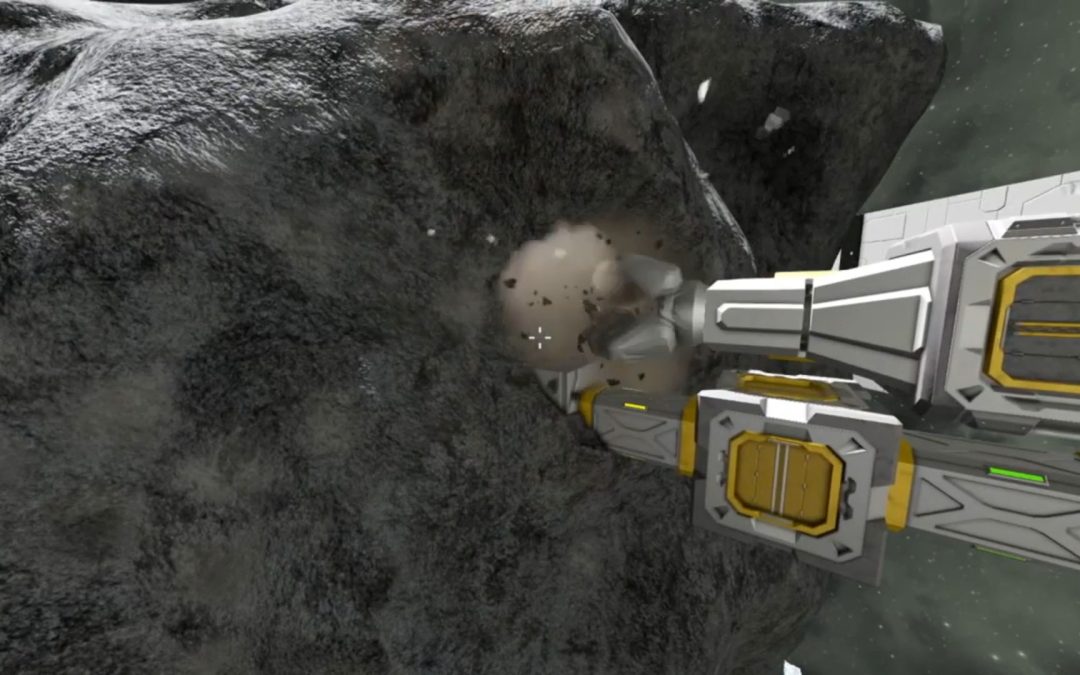 asteroid mining illustration
