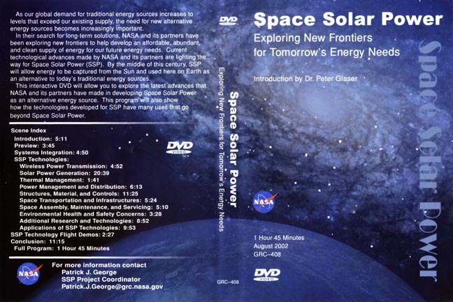 NASA Space Solar Power DVD