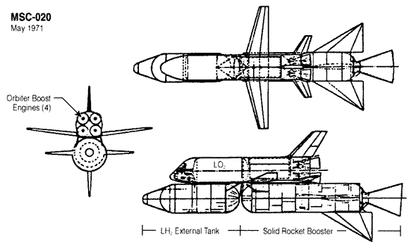 solid rocket boster beams space shuttle