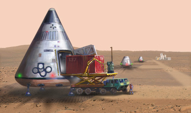 Space Settlement Milestone Mars Ferries